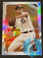 2021 Topps Chrome Casey Mize #4 Sepia Refractor RC Rookie Tigers